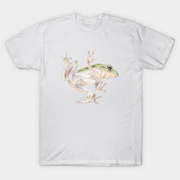 Frog Ascending T-Shirt by wanderinglaur